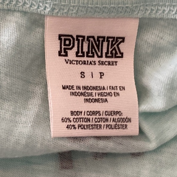 PINK Victoria's Secret Mint Sequin NYC Tank Top - Picture 3 of 4